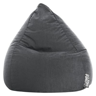 Sitting Point only by Magma BeanBag Easy L Indoor Bean Bag Chair, 70 x 90 cm, Anthracite