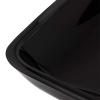 BEDSETS Tempered Glass Countertop Bathroom Sink, Round, 45 x 30 x 12 cm view 3