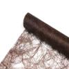 JULANO Original Sizoweb Table Runner for Decoration (30 cm, 1 m, Dark Brown) view 1