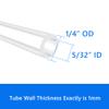 Quickun Silicone Tubing, 5/32 in ID x 1/4 in OD, Food-Grade High-Temperature Tubing view 2
