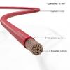 AUPROTEC 50 m Automotive Wire 16 mm² FLY Power Cable, Red, Coil view 3