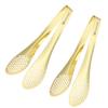 MSY BIGSUNNY 2-Piece Buffet Tongs, Gold-Plated Stainless Steel Serving Tongs view 1