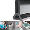TAOQILE Flexible Silicone Shower Water Barrier, Black, 200 cm view 1