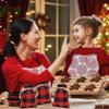 Christmas Gift Drawstring Bags, Red and Black Buffalo Plaid, 12-Pack view 4