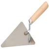 KOTARBAU Stainless Steel Triangle Trowel, 180 x 148 mm, with Wooden Handle view 3