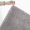 XQHD Non-Slip Bath Mat, Soft Microfiber, Water-Absorbent, Machine Washable, Pink, 50 x 80 cm view 3