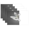 HMZXZ RXYY 4-Piece Cat Placemat Set, Black and White view 1