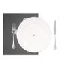 HMZXZ RXYY 4-Piece Cat Placemat Set, Black and White view 2
