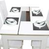 HMZXZ RXYY 4-Piece Cat Placemat Set, Black and White view 4