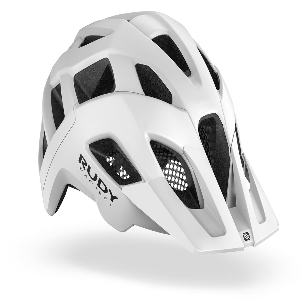 Rudy Project Crossway White (Matte) S-M 55-58 cm / 21.7-22.8 in, Visor-Free Helmet with Pads and Bug Stop, Unisex Adults
