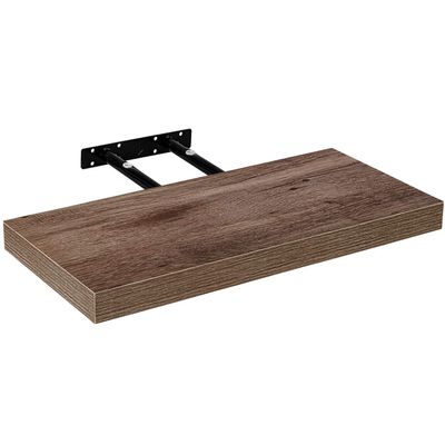 STILISTA Volato Floating Wall Shelf, Color & Size Options, 70 cm, Light Rustic Wood Décor