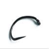 Pechetruite 50 x MASUDZURI Fly Hooks - D51BL (Barbless, Nickel Black) - for Caddis Fly Tying - 1X Strong - 1X Short - Size 18 view 1