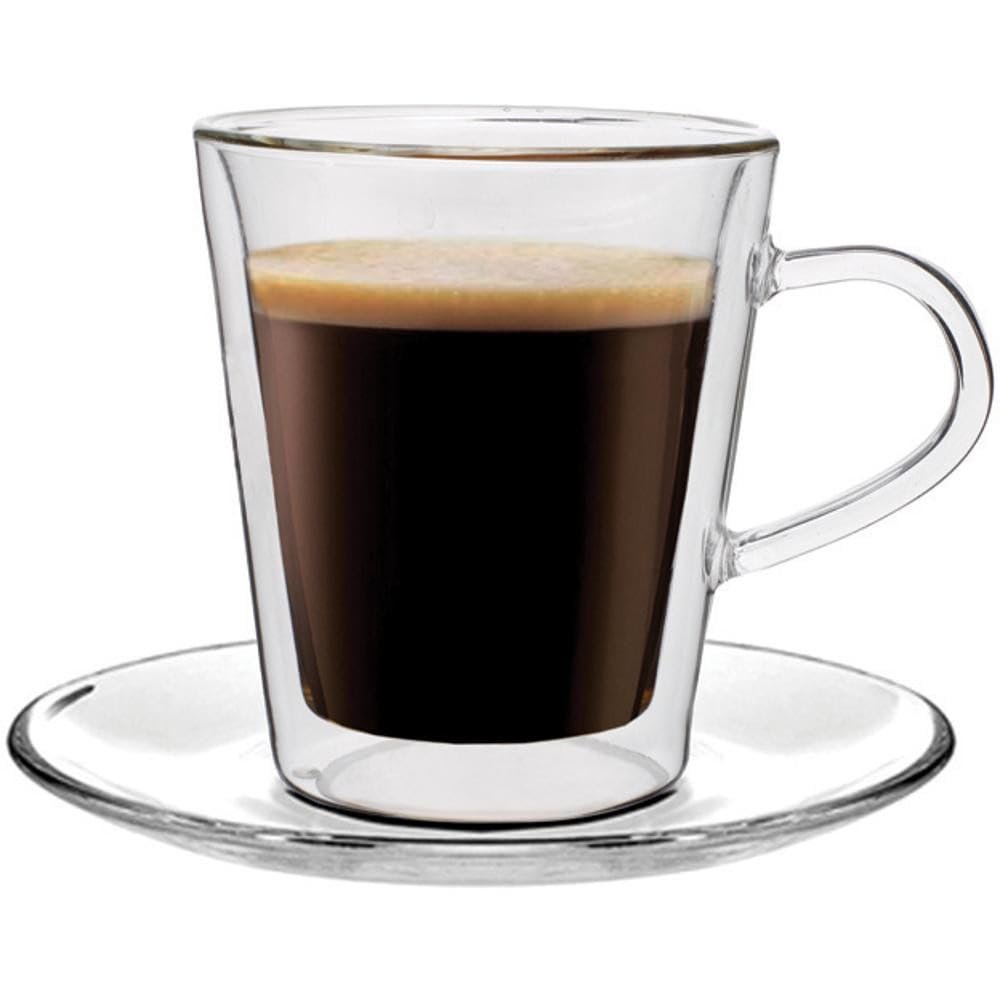 Maxxo Double-Wall Lungo Glasses, Set of 2, 220 ml