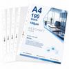 Agoer 100 Clear A4 Sheet Protectors, 0.16 mm, Extra Thick view 1