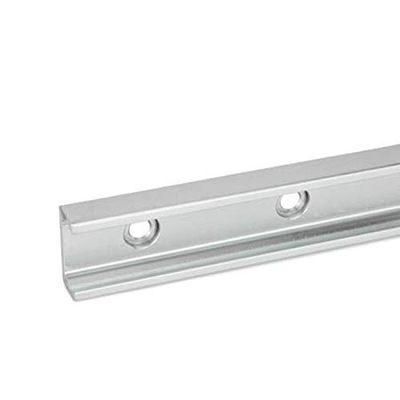 Fixed-Bearing Guide Rail (C-Profile), L 800 mm, H 35 mm, Counterbored Mounting Holes