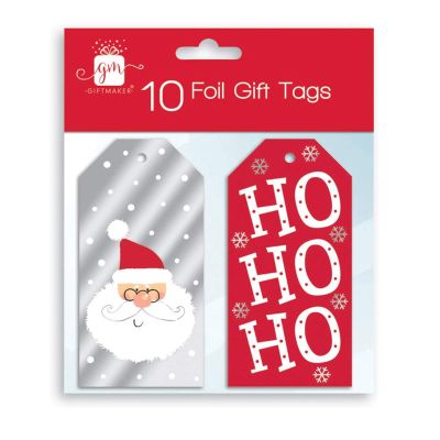 Gift Maker Foil Tags, Multicolor, 12 x 6 cm