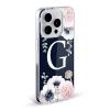 Head Case Designs Official Nature Magick Letter G Monogram Floral Navy Flowers 1 Hard Back Phone Case Compatible with Apple iPhone 12 Mini view 2