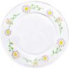 HEMOTON 19 cm Transparent Tempered-Glass Daisy Plate view 1