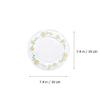 HEMOTON 19 cm Transparent Tempered-Glass Daisy Plate view 2