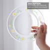 HEMOTON 19 cm Transparent Tempered-Glass Daisy Plate view 4