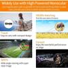 WHXJ Monocular Telescope, 4K 10-300x40mm Super Telezoom, BAK4 Prism Lenses view 4