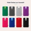 Davii Felt Phone Sleeve for Apple iPhone 12 Pro Max / 13 Pro Max (Phone Only), Rugged Protective Case with Flap & Snap Button, Full Coverage - XL Light Gray view 2
