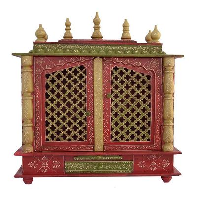 Giant Basket 5125 Wooden Home Temple (Multicolor, 11.8 in x 23.6 in x 74.1 cm)