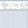 MESAROS Slotted Cheese Head Screws M5 x 8 mm, Stainless Steel A2, 100 pcs, DIN 84 view 2
