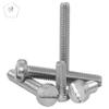 MESAROS Slotted Cheese Head Screws M5 x 8 mm, Stainless Steel A2, 100 pcs, DIN 84 view 4