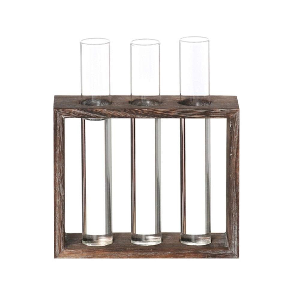Geeyu ZHaonan Small Test Tube Vase with Wooden Stand