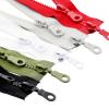 TikTako #5 70 cm Resin Zipper with Double Sliders, White view 2