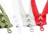 TikTako #5 70 cm Resin Zipper with Double Sliders, White view 3