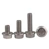 304 Stainless Steel Flange Hex Head Screws, M5–M12 view 3