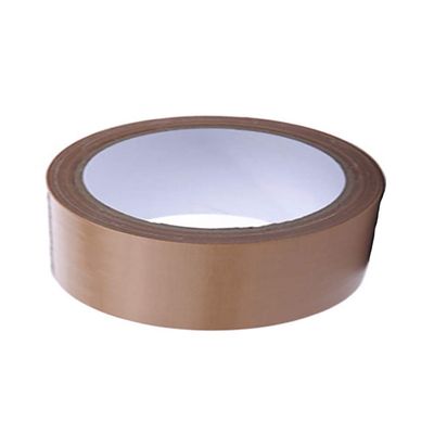 Fabric Duct Tape, 10 m Long, 4.8 cm Wide, Waterproof, Multipurpose Repair Tape, Brown, 2 Rolls