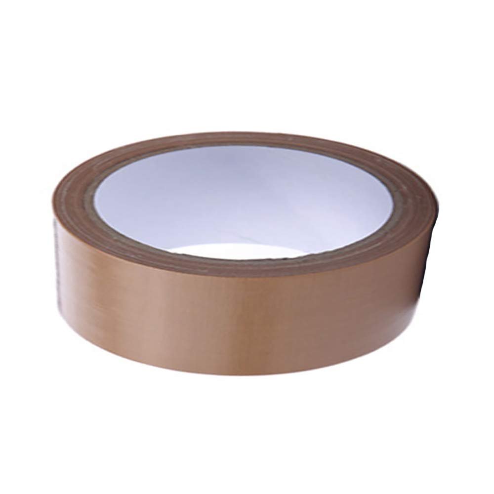 Fabric Duct Tape, 10 m Long, 4.8 cm Wide, Waterproof, Multipurpose Repair Tape, Brown, 2 Rolls