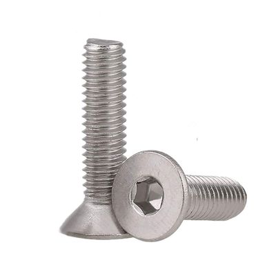 100 Stainless Steel Socket Countersunk Screws, M6 x 25 mm