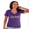 Blue 84 Women's Premium V-Neck Tri-Blend T-Shirt view 1