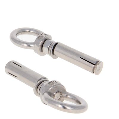 MroMax M10 x 80 Stainless Steel Expansion Eye Bolts, 2-Pack