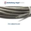 3 mm 7x7 Stainless Steel Cable with Clear PVC Coating, 250 m view 2
