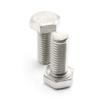M4 x 40 mm Stainless Steel Hex Head Screws, Fully Threaded, DIN 933, 5-Pack view 1