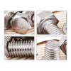 M4 x 40 mm Stainless Steel Hex Head Screws, Fully Threaded, DIN 933, 5-Pack view 3