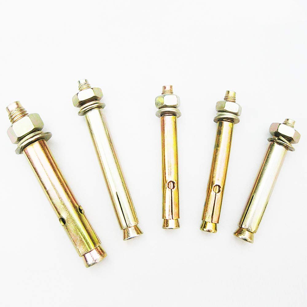 10-Piece Expansion Anchor Bolts, M6 x 60 mm