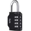 Diyife 4-Digit Combination Padlock, Black view 1