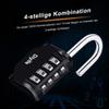 Diyife 4-Digit Combination Padlock, Black view 4