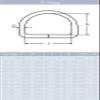 Welded and Polished D-Rings, 8 x 50 mm, Stainless Steel A4, 20-Pack view 2