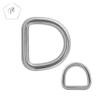 Welded and Polished D-Rings, 8 x 50 mm, Stainless Steel A4, 20-Pack view 4