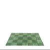 EUROSTYLE Cotton Rug Runner, 100% Cotton, Plaid, Dyed, for Bathroom, Kitchen, Living Room (50 x 230 cm, Green) view 2