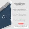 Schuette Blackout Thermal Roller Blind, No-Drill or Drill-Mount, Navy Blue, 55 x 150 cm view 2