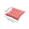 FTTKGRL Set of 4 Chair Cushions with Ties, 40 x 40 cm, Quilted Design (Style F) view 2