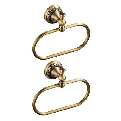 Tubayia 2-Pack Vintage Wall-Mounted Towel Rings